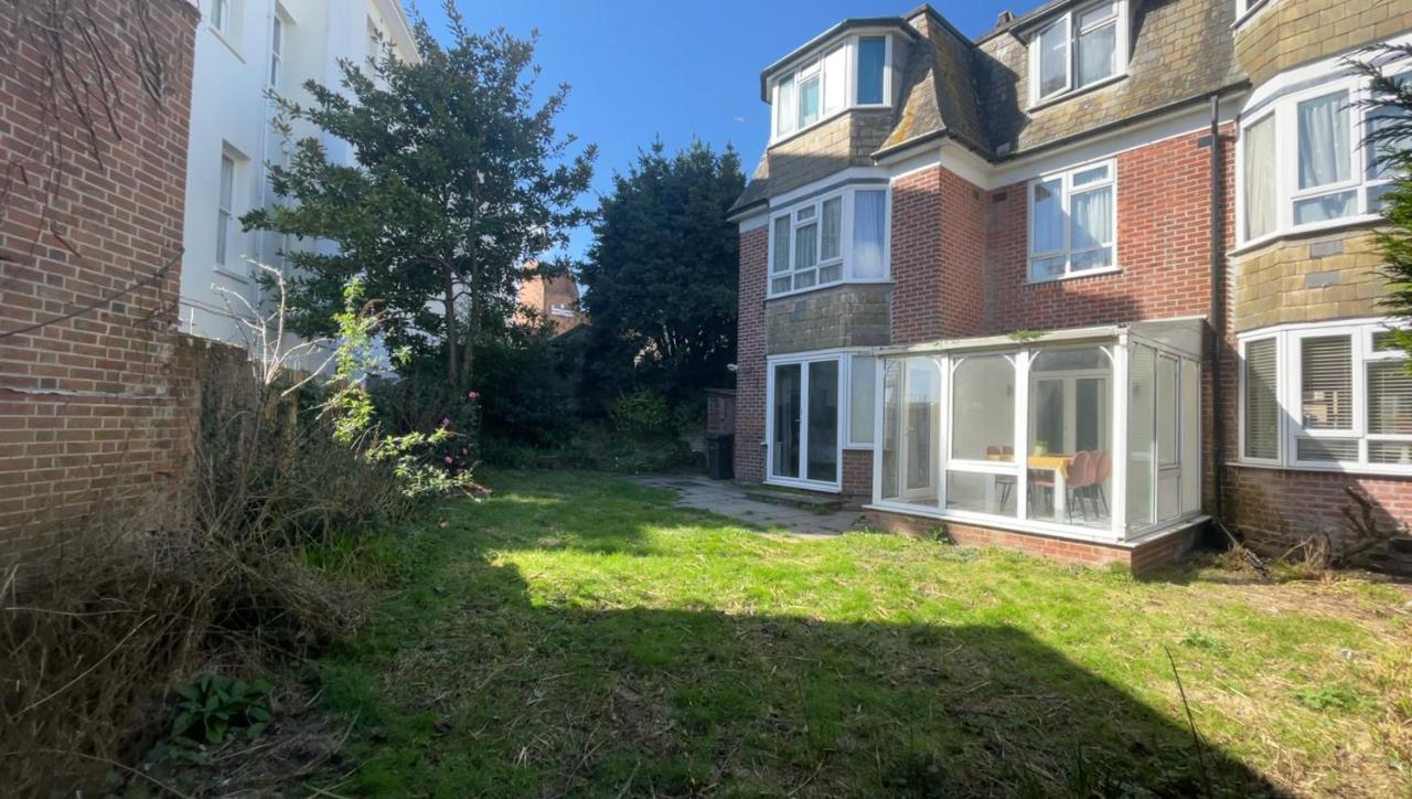 Large 3 Bedroom & 2 Bath - Ground Floor With Parking Bournemouth Exterior foto